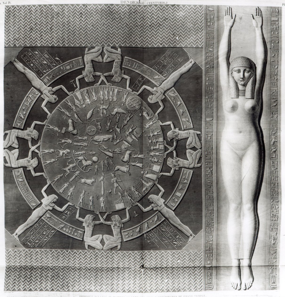 Dendera Zodyak, 1802