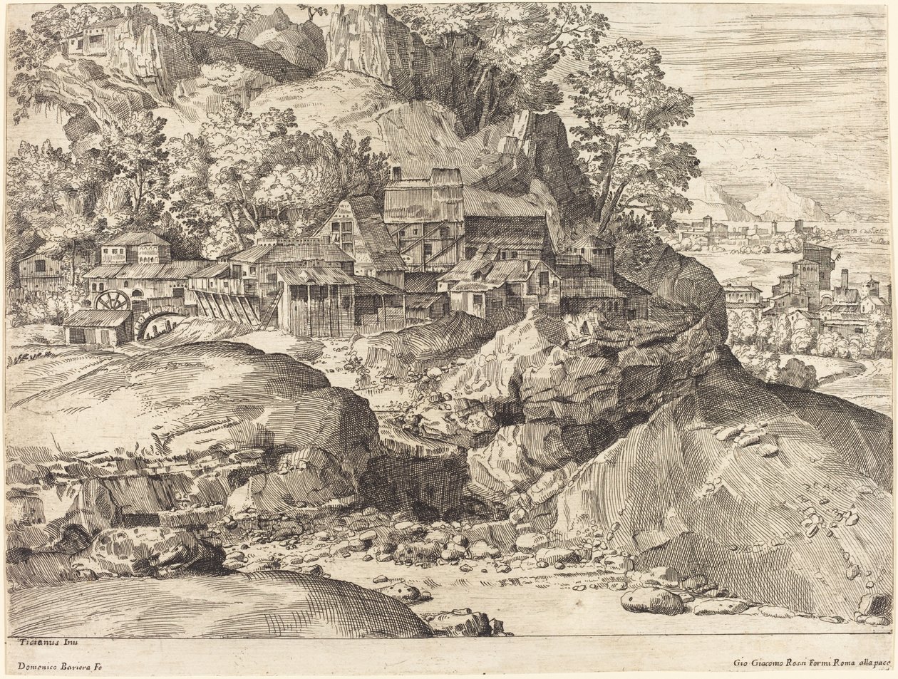 Değirmenli Peyzaj by Dominique Barrière after Titian