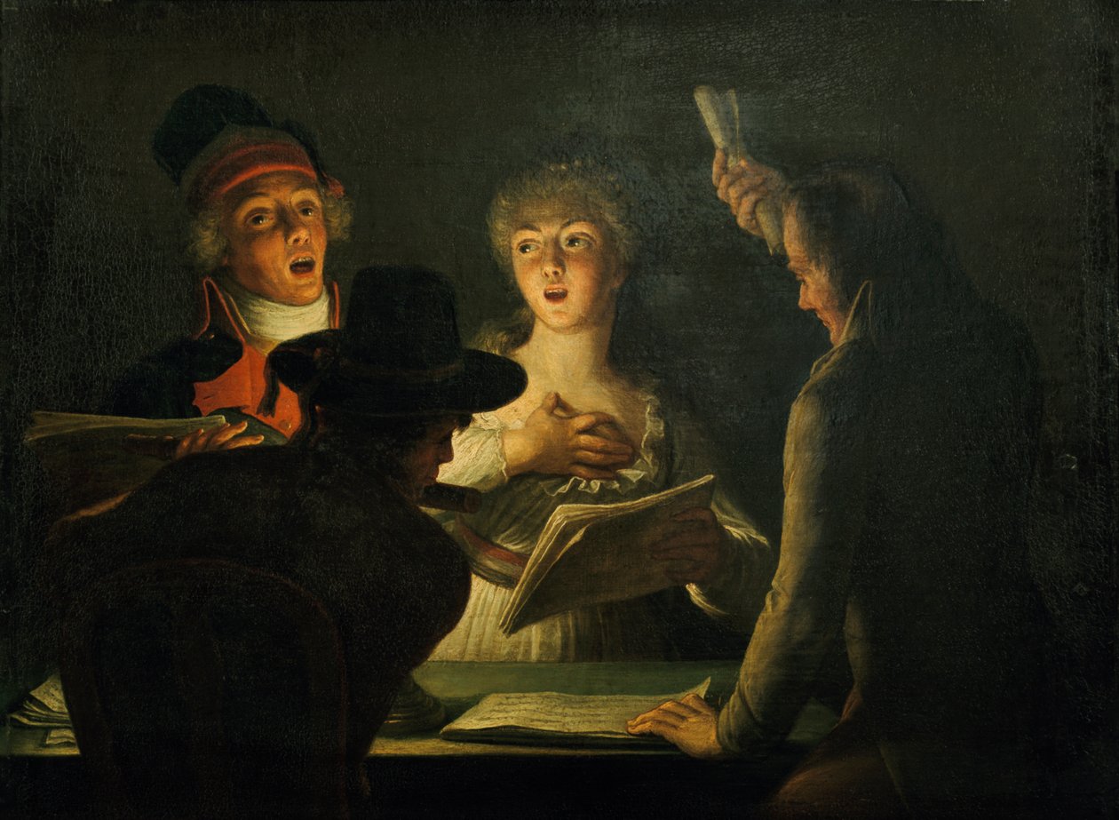 Vatansever Şarkıcılar, 1794 by Dominique Doncre