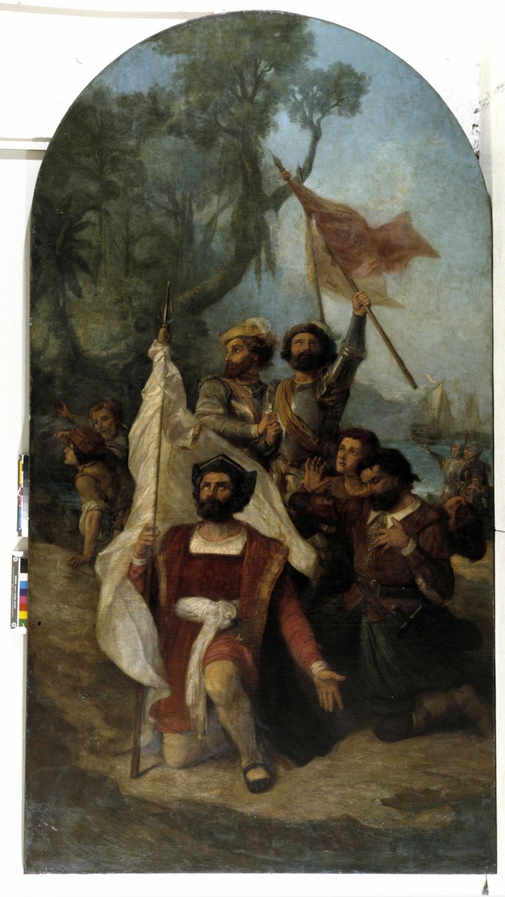 Navigatör Christopher Columbus (Cristoforo Colombo, Cristobal Colon) (1451-1506) 1492