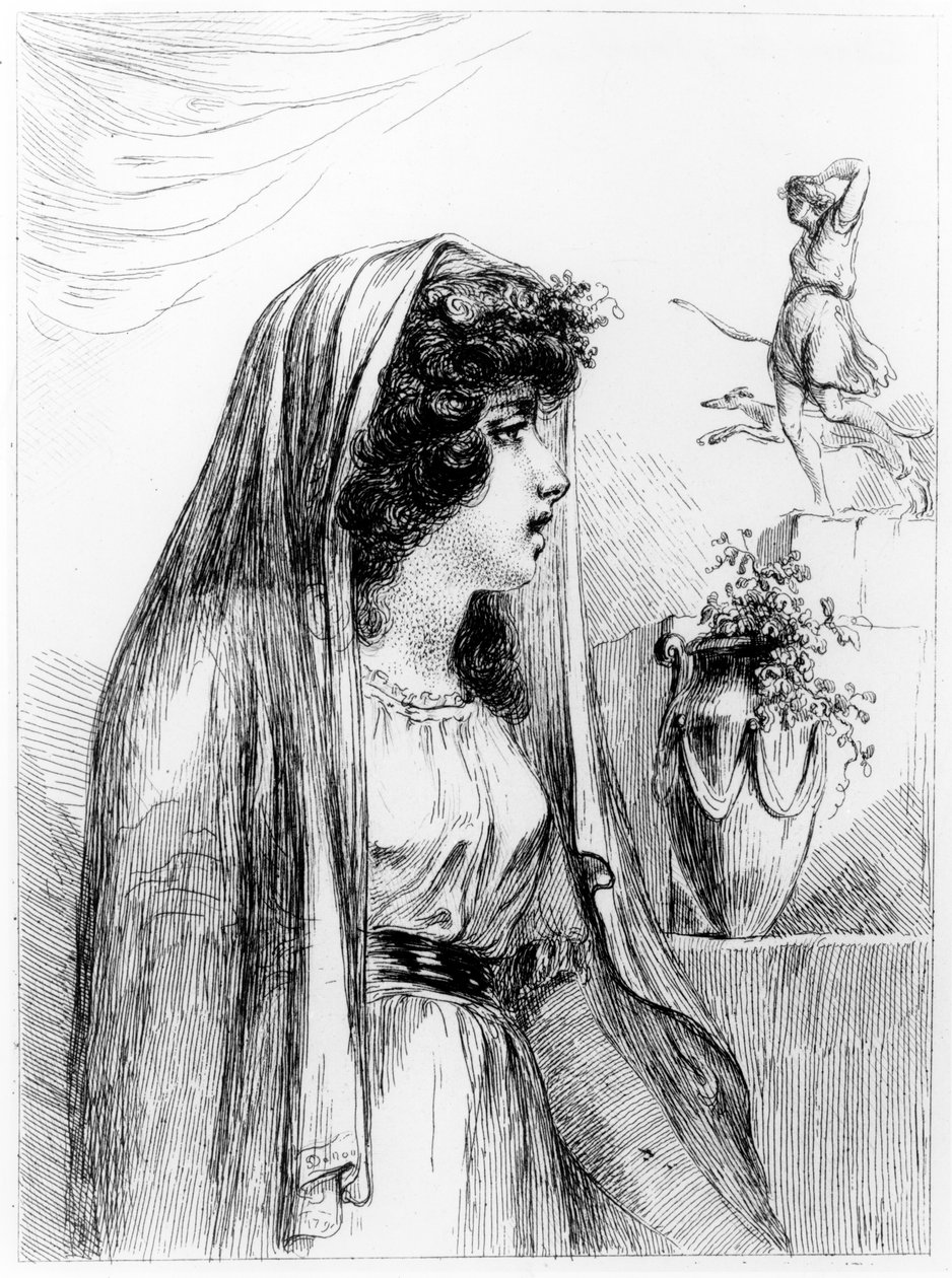 Lady Hamilton, Diana-Hecate rolünde, 1791 by Dominique Vivant Denon