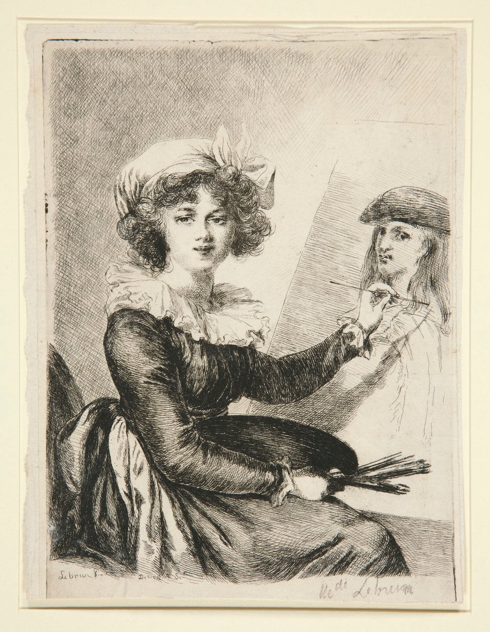 Louise-Elisabeth Vigée-Lebrun, (Mlle Lebrun) Uffizzi