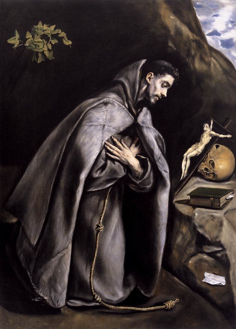 Aziz Francis Meditasyon by El Greco
