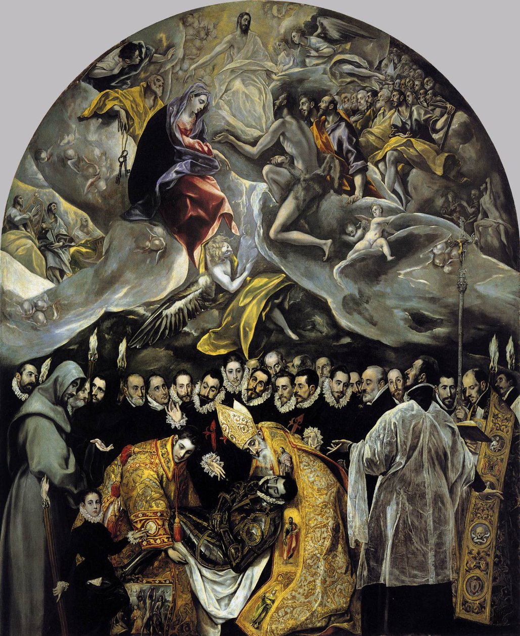 Orgaz Kontunun Cenazesi by El Greco