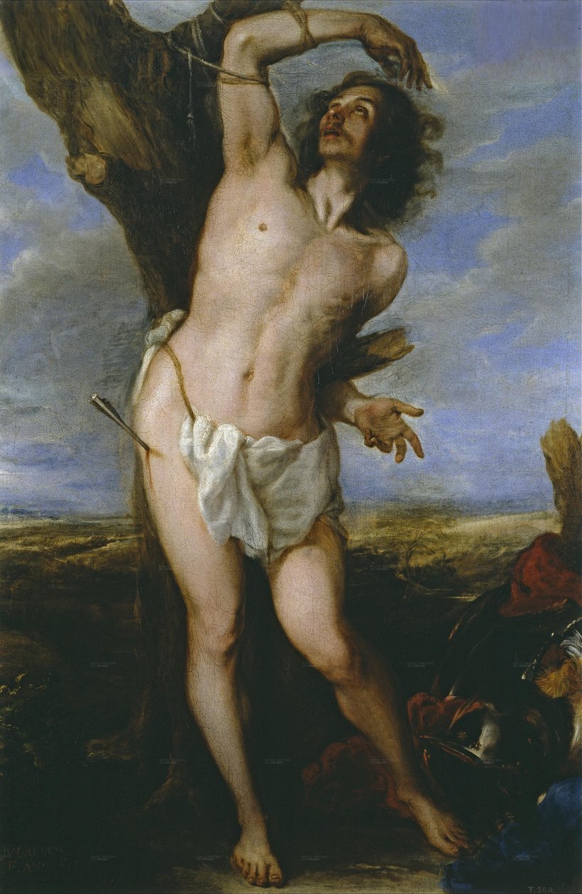Aziz Sebastian, 1656 by Don Juan Carreno de Miranda