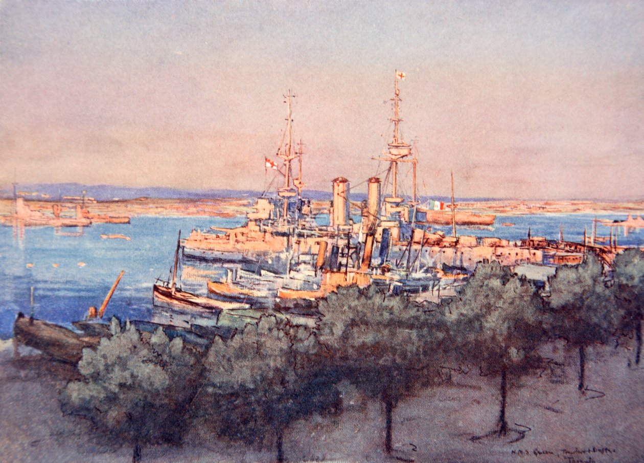 H.M.S. Queen, Trawlers and Drifters, Taranto, Gordon S. Maxwell