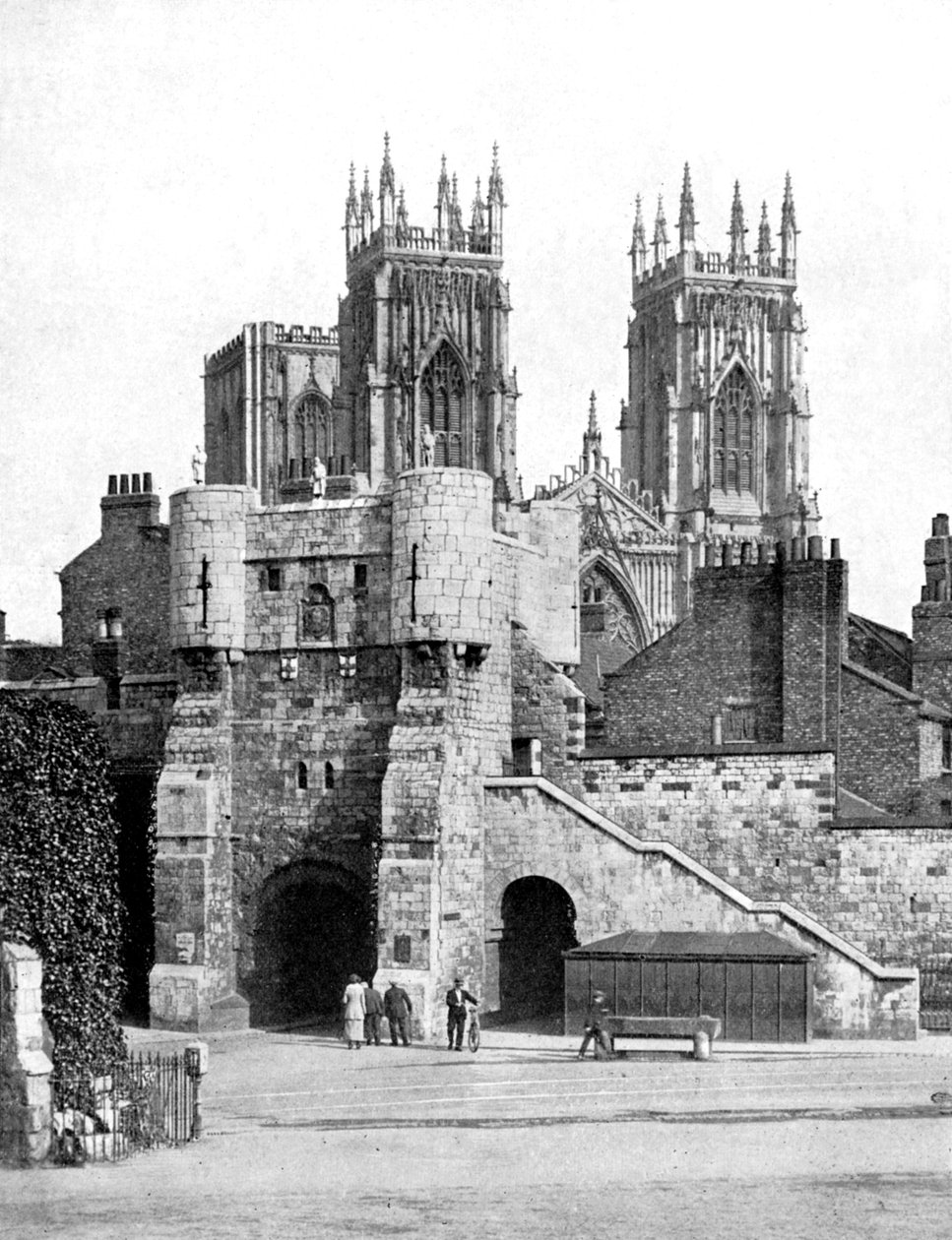 Bootham Bar, York, Kuzey Yorkshire, 1924-1926. by Donald McLeish
