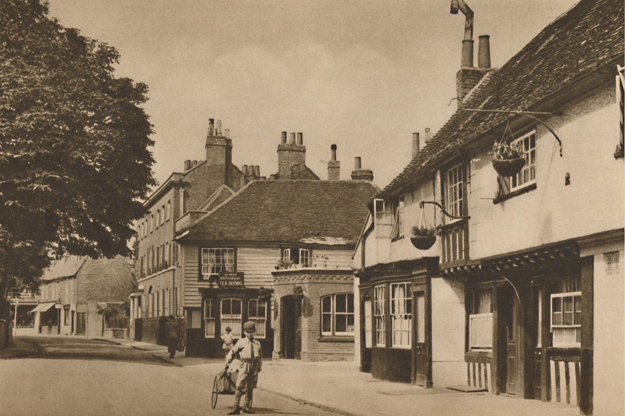 Church Street, Chiswick, Eskiden Burlington Arms, c1935. by Donald McLeish