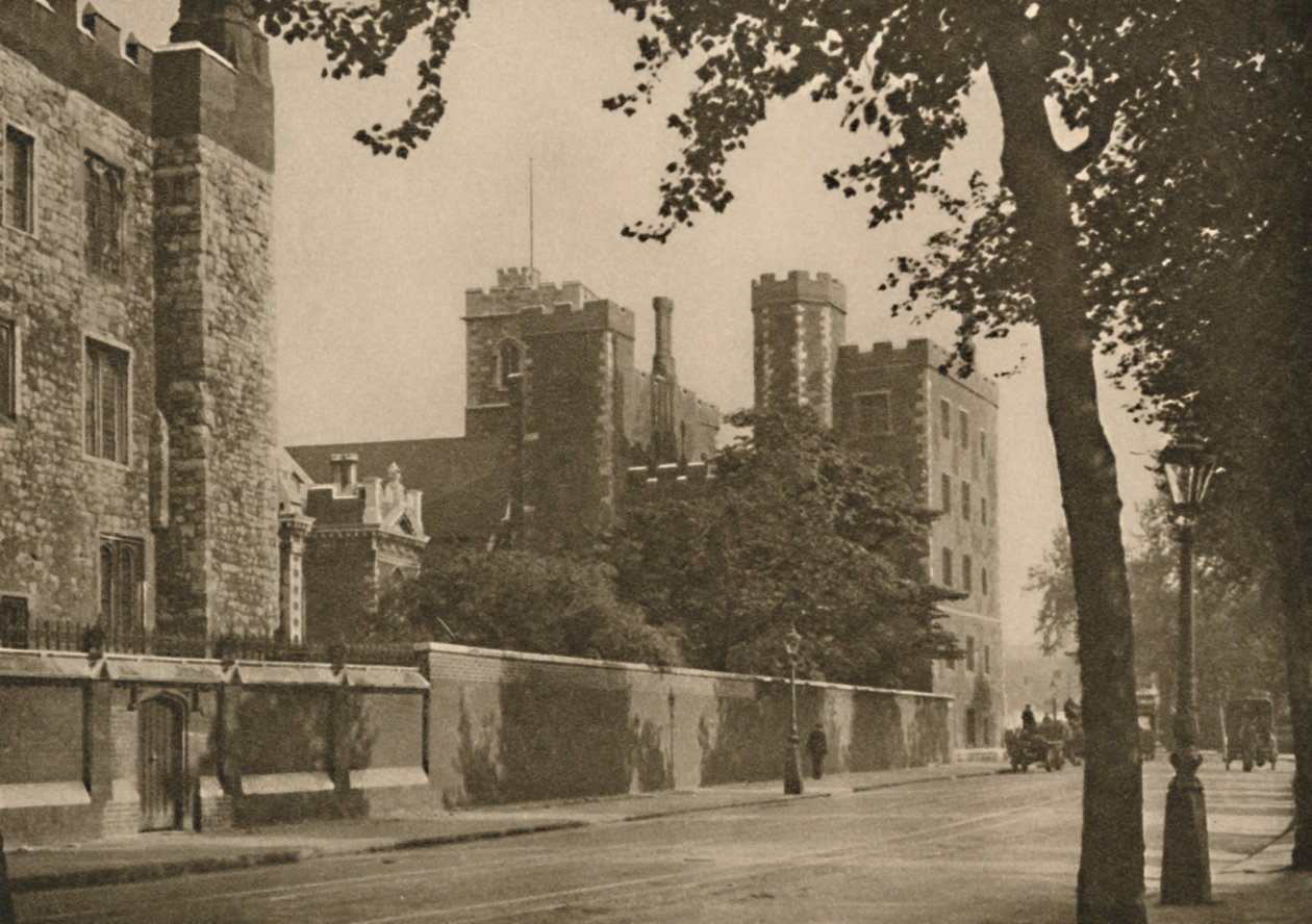 Lambeth Sarayı, Canterbury Başpiskoposlarının Yedi Yüzyıllık İkametgahı, c1935. by Donald McLeish