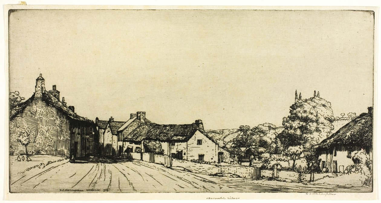 Devonshire Köyü by Donald Shaw MacLaughlan