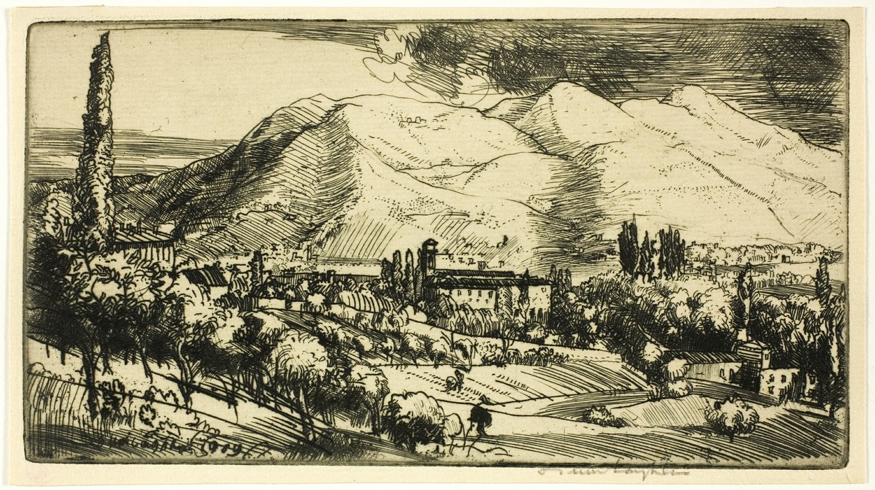 Toskana Tepelerinde by Donald Shaw MacLaughlan