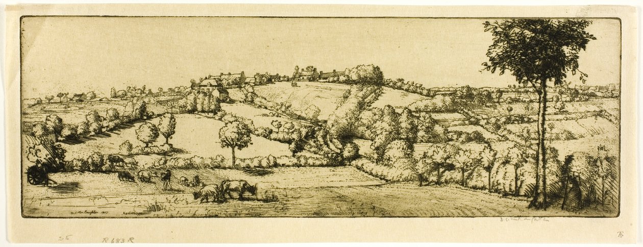Peyzaj, Brittany by Donald Shaw MacLaughlan