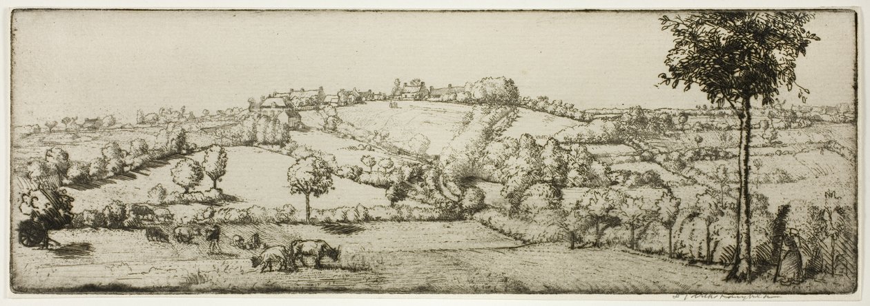 Peyzaj, Brittany by Donald Shaw MacLaughlan