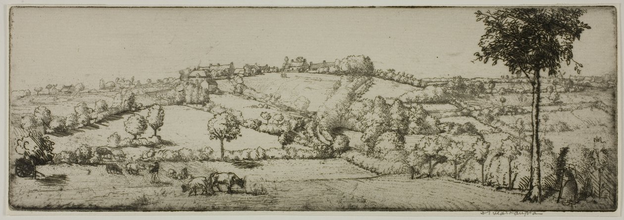 Peyzaj, Brittany by Donald Shaw MacLaughlan