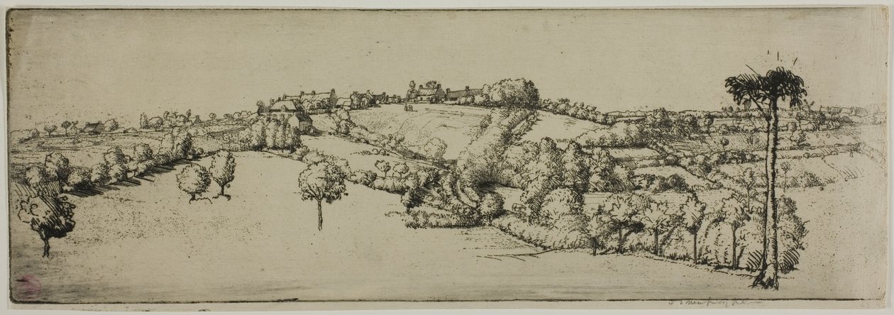 Peyzaj, Brittany by Donald Shaw MacLaughlan