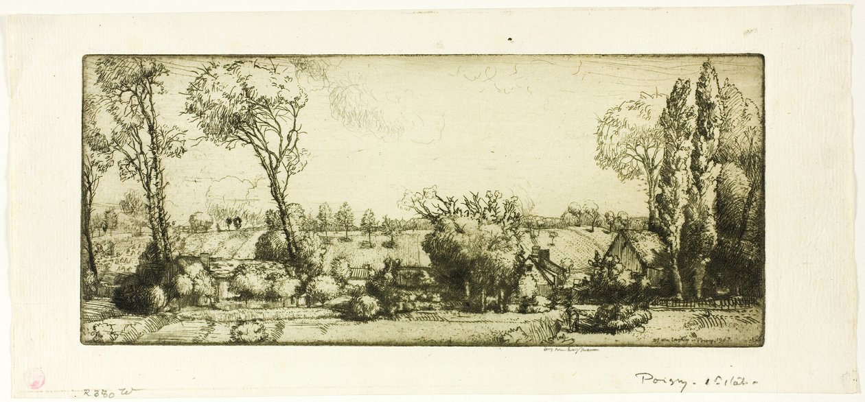 Manzara, Poigny by Donald Shaw MacLaughlan