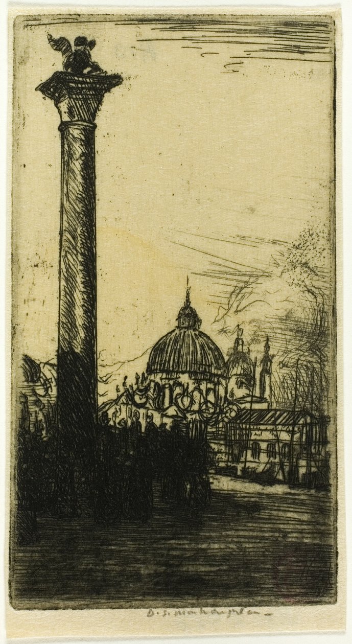 Aslanlı Sütun, Venedik by Donald Shaw MacLaughlan