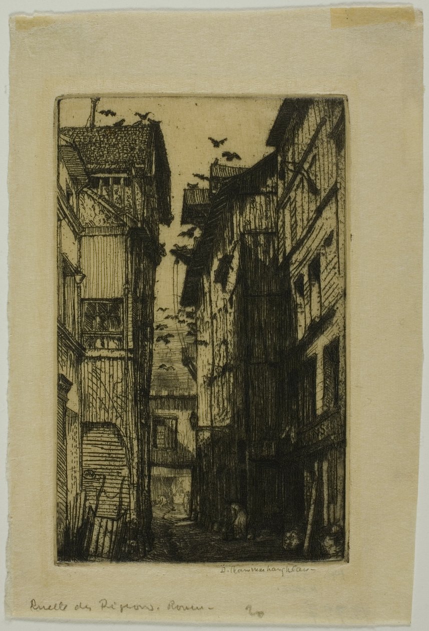 Güvercinler Sokağı, Rouen by Donald Shaw MacLaughlan