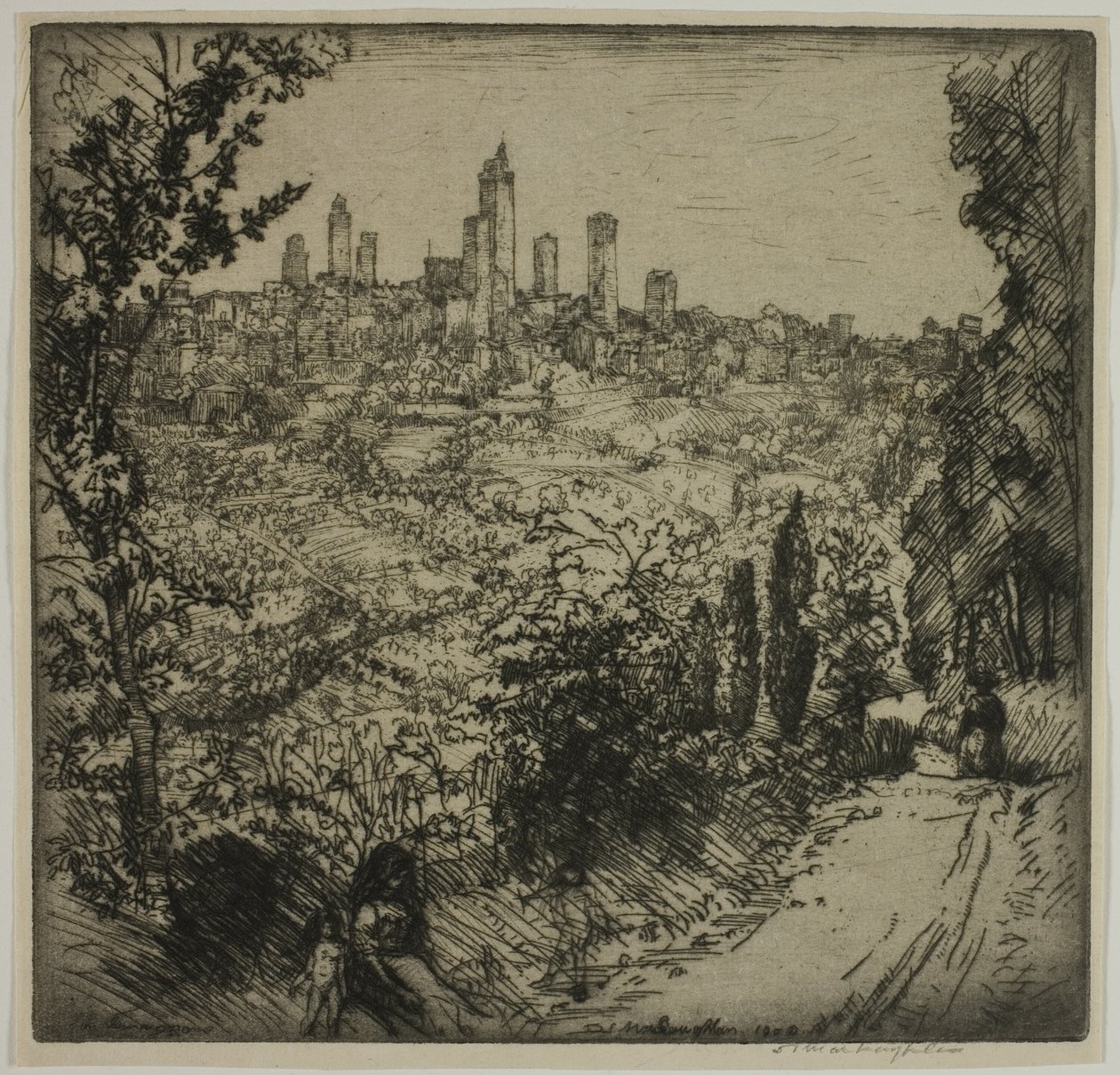 Aziz Gimignano by Donald Shaw MacLaughlan