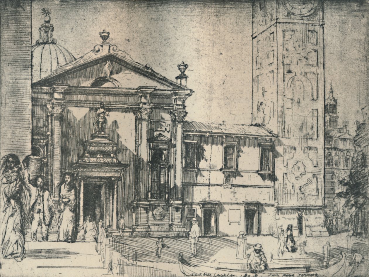 Santa Maria Formosa, 19. yüzyılın sonu - 20. yüzyılın başı, 1925. by Donald Shaw MacLaughlan