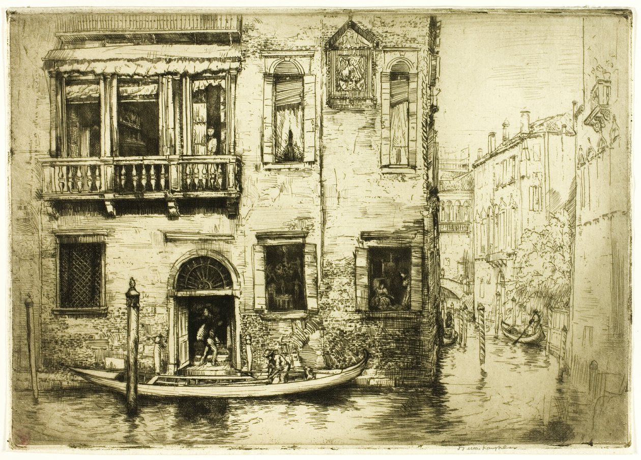 Küçük Aziz, Venedik Kanalı by Donald Shaw MacLaughlan