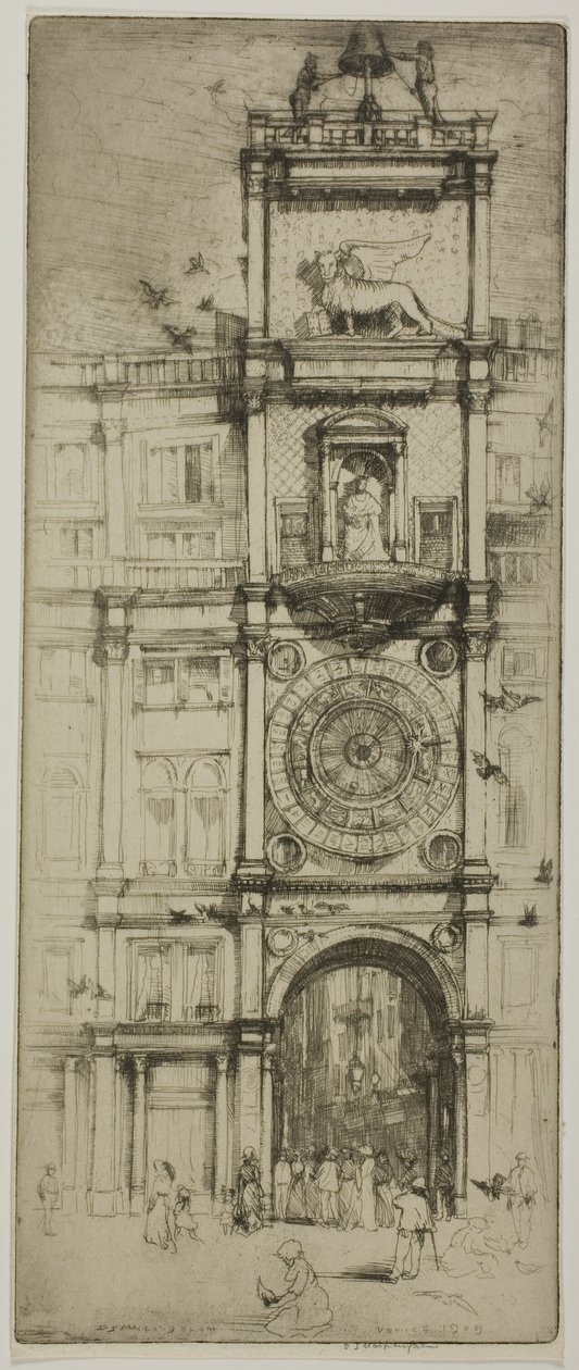Saat Kulesi, Venedik by Donald Shaw MacLaughlan