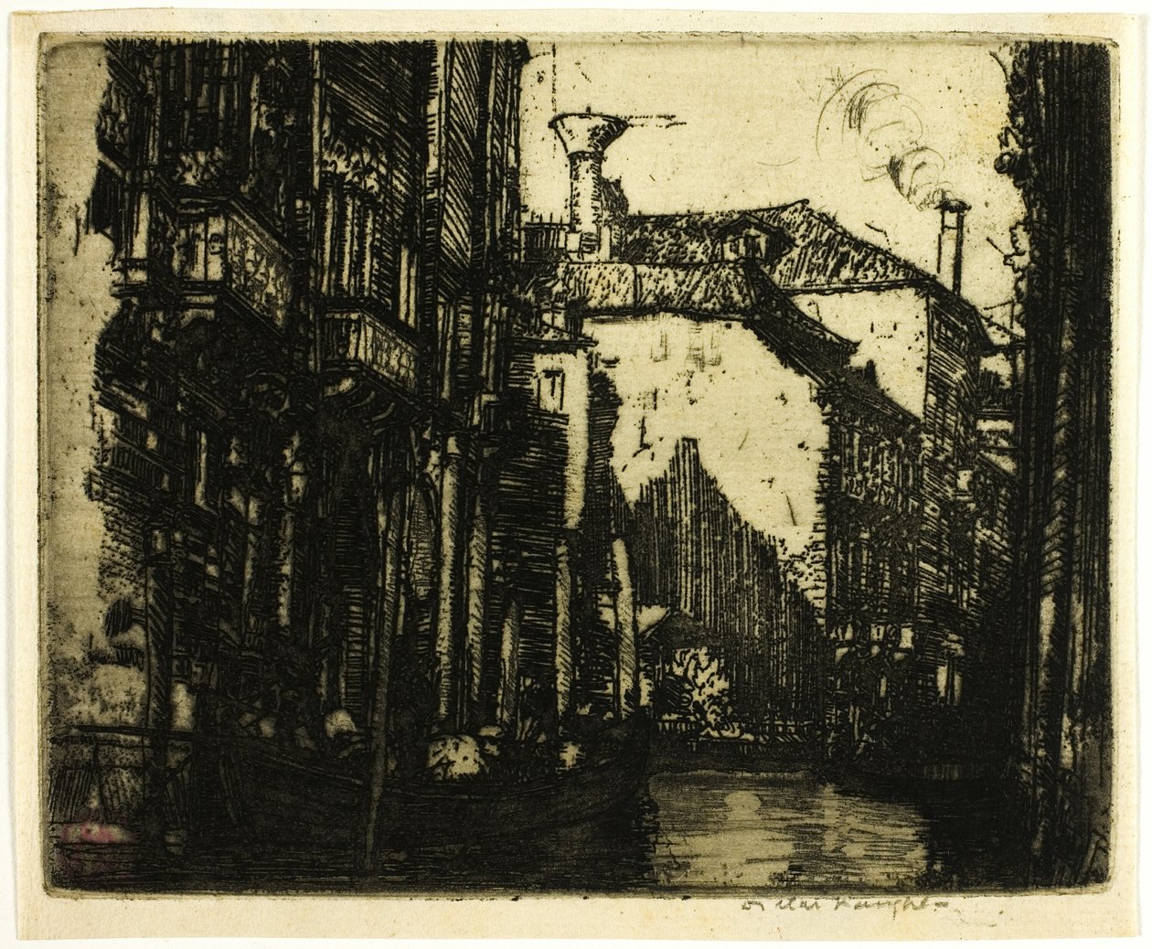 Karanlık Kanal, Venedik by Donald Shaw MacLaughlan