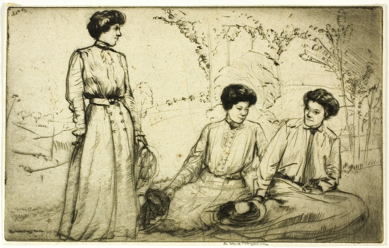 Üç kız by Donald Shaw MacLaughlan