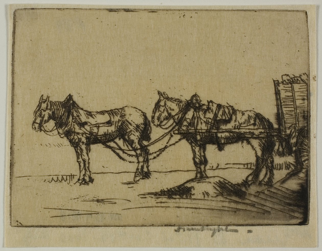 İki at by Donald Shaw MacLaughlan