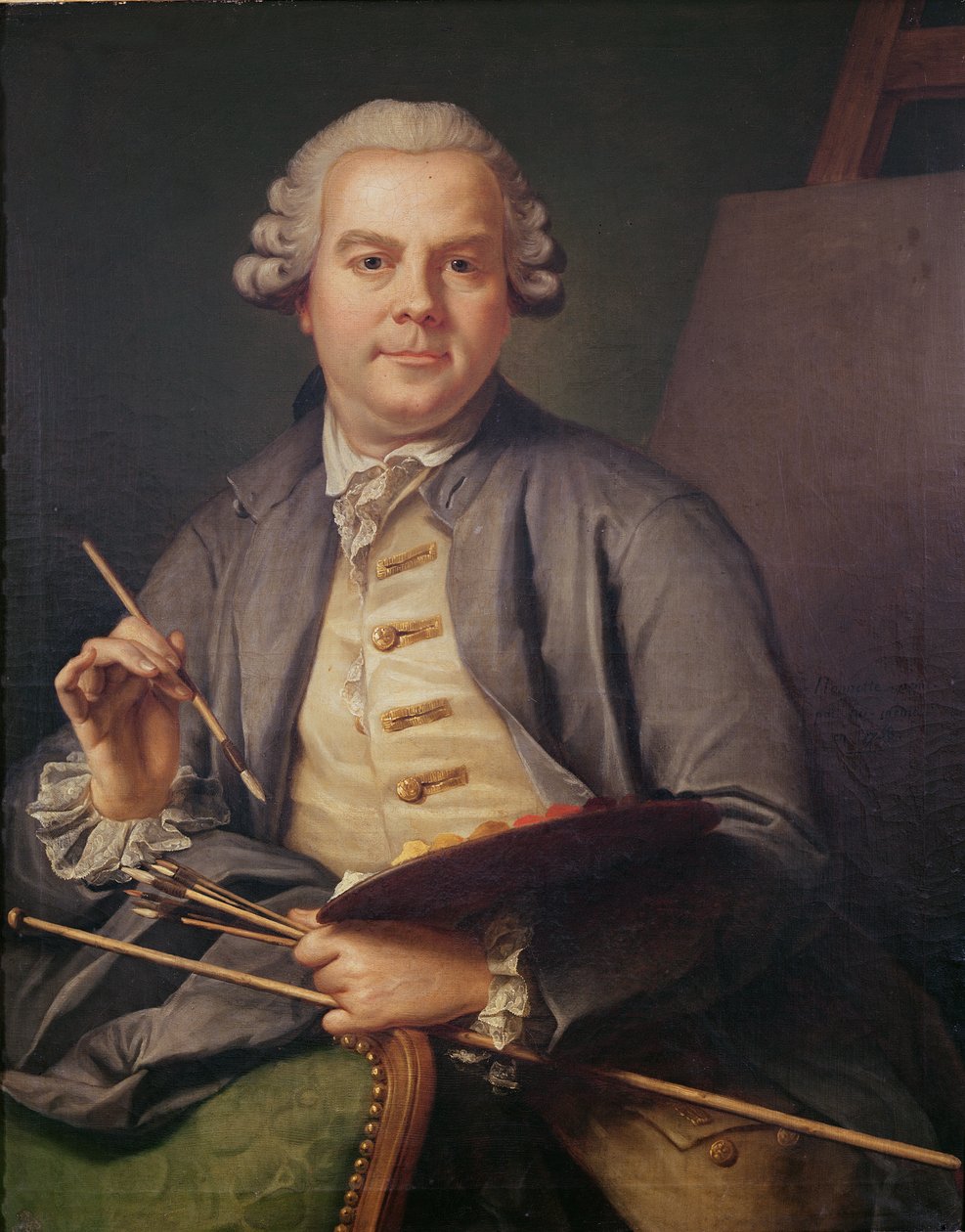 Kendi portresi, 1758 by Donat Nonotte