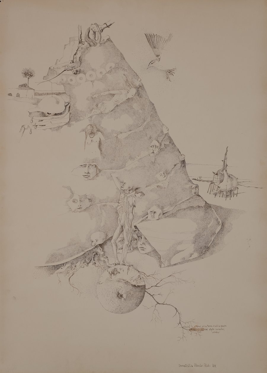 Yere dönene kadar, çünkü ondan alındın, Yaratılış by Donatella Merlo