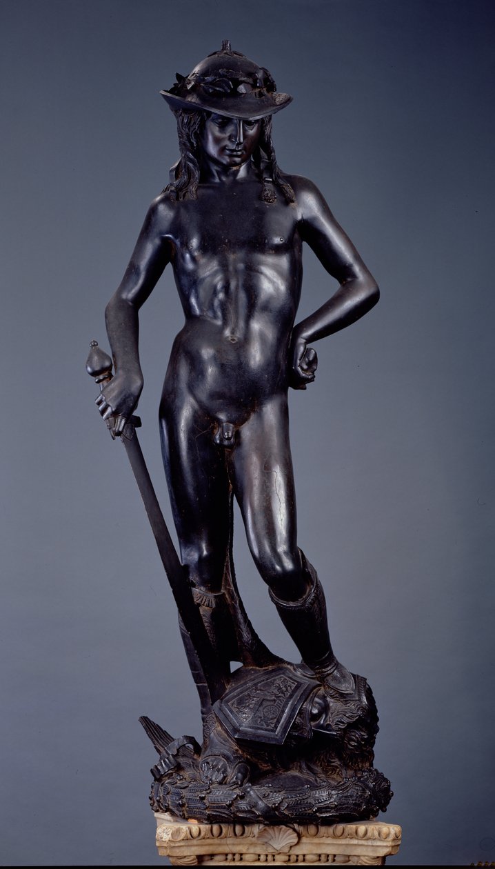 David, yaklaşık 1440 (bronz) by Donatello