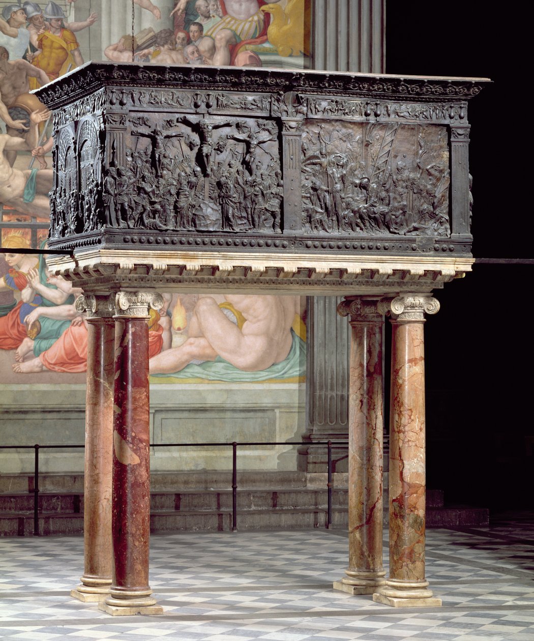 Nefin güney tarafından minber, 1460 (bronz) by Donatello