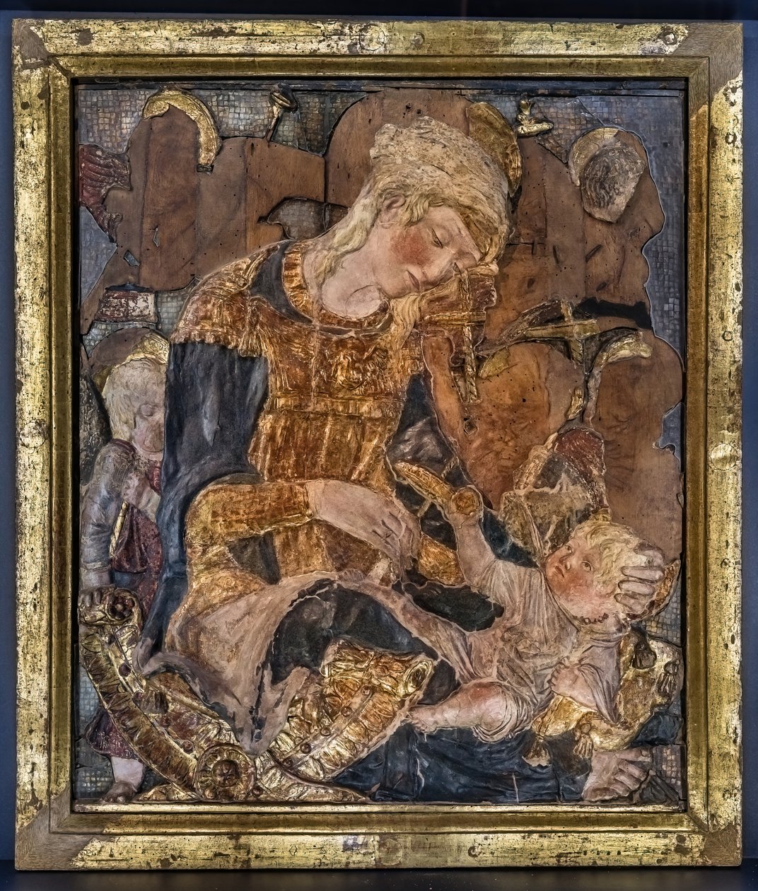 Madonna ve Çocuk ve Melekler, 1443