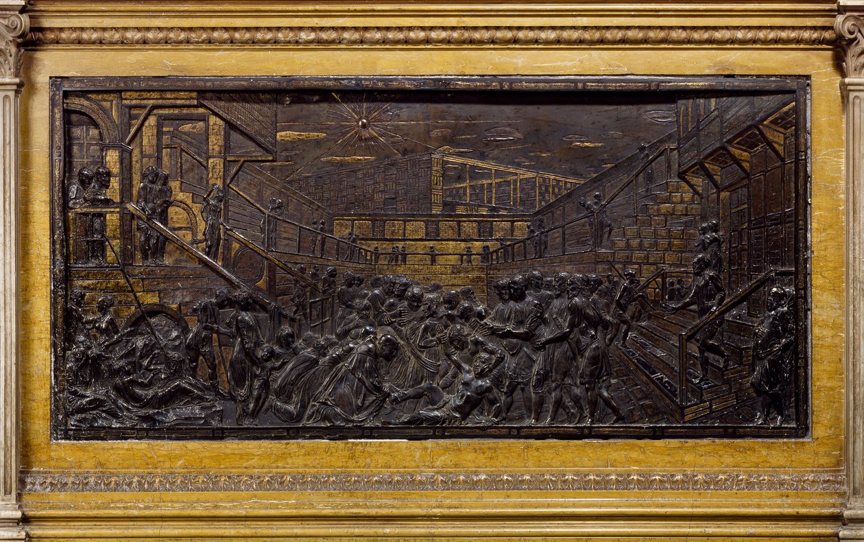 Donatello (yaklaşık 1386-1466), bronz, Aziz sunağı, Aziz Anthony Bazilikası (Basilica del Santo), Padua, İtalya by Donatello