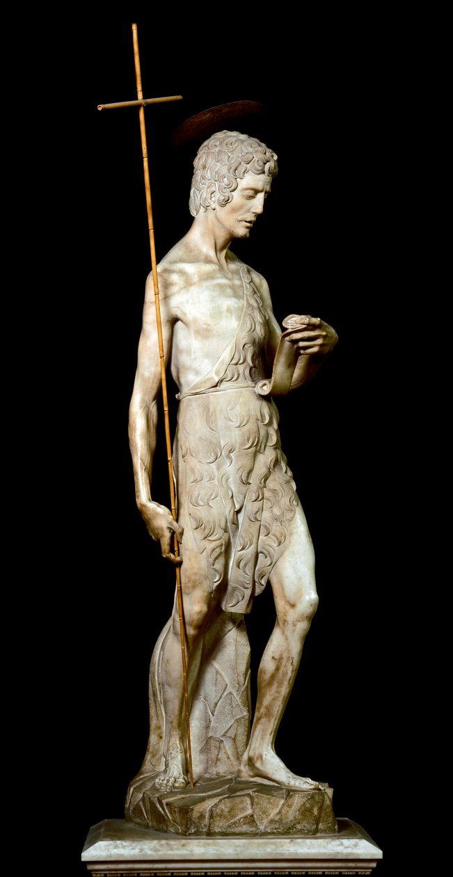 Vaftizci Yahya Mermer Heykeli, Donatello (Donato di Niccolo Bardi) by Donatello