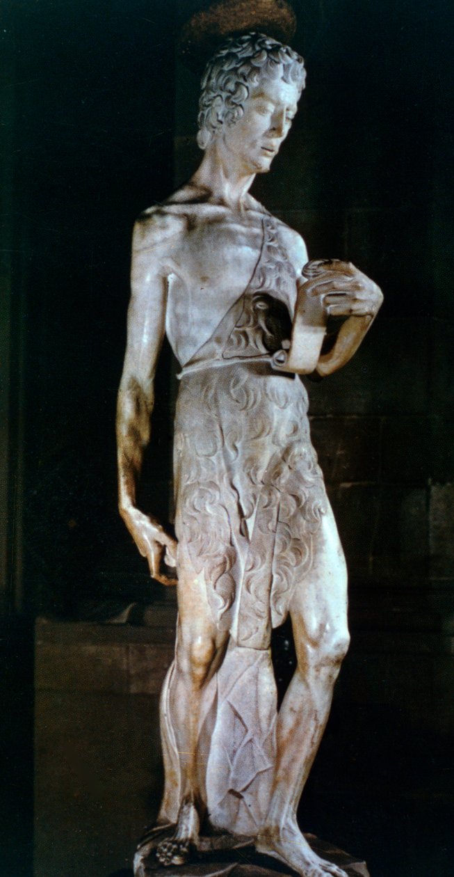 Vaftizci Yahya, c1420-1460 by Donatello