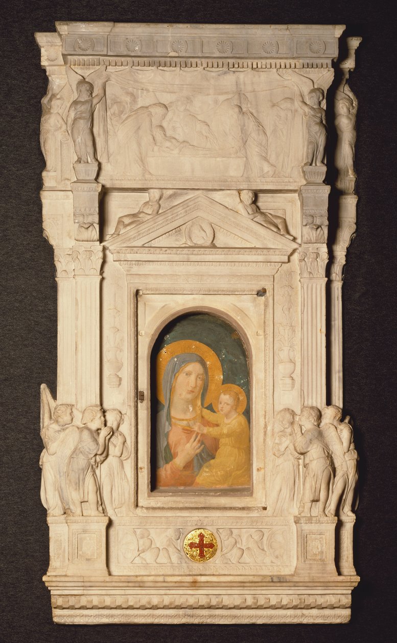 Donatello (1386-1466) tarafından, Ateşli Madonna