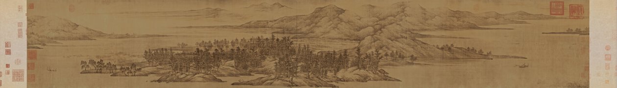 Jiangnan Yaz Manzarası, 10. yüzyıl. by Dong Yuán