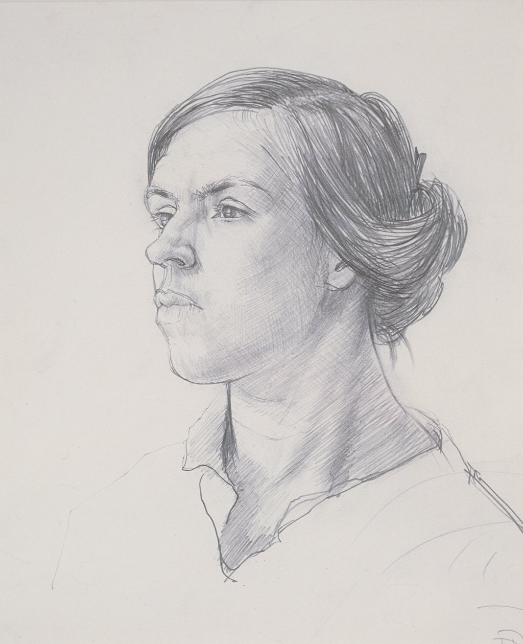 Genç Bir Kadının Başı, c.1914 by Dora Carrington