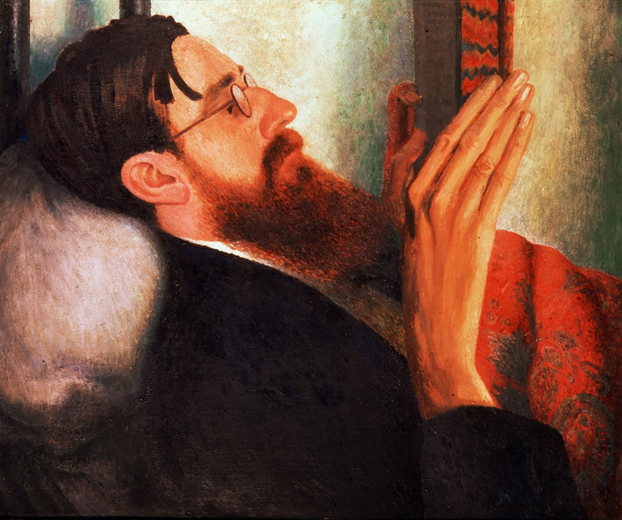 Lytton Strachey, (1880-1932) 1916 by Dora Carrington