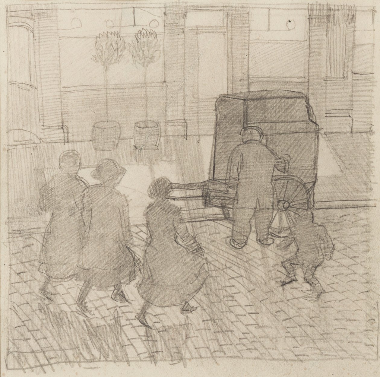 Organ Öğütücü, c.1914 by Dora Carrington