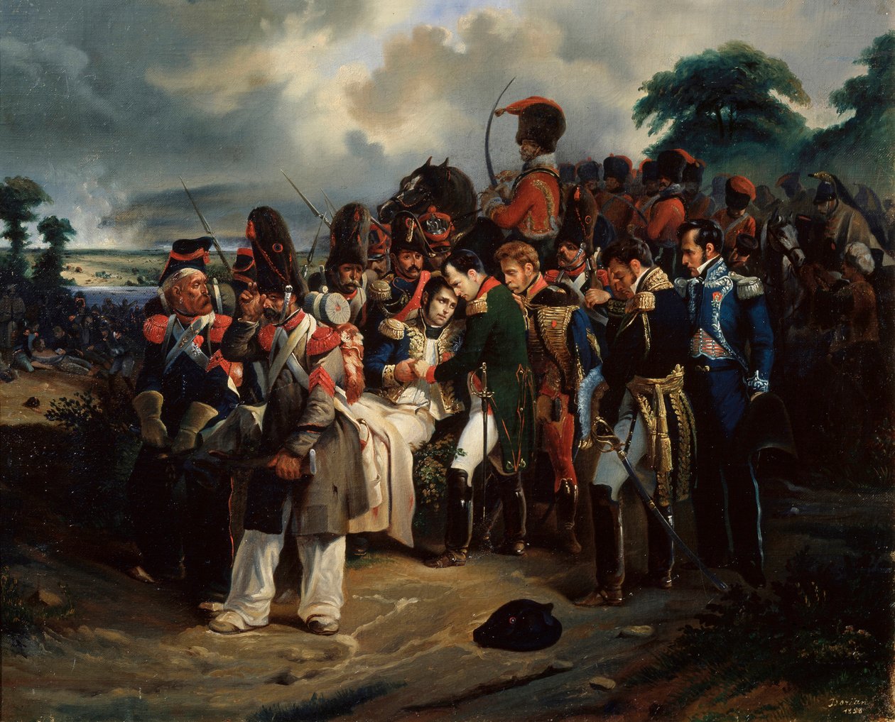 Napolyon, Mareşal Jean Lannes'e Veda Ediyor, 1858 by Dorian