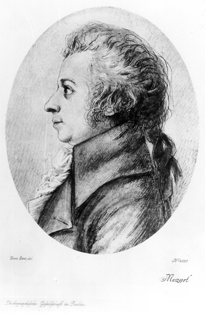 Wolfgang Amadeus Mozart  by Doris Stock