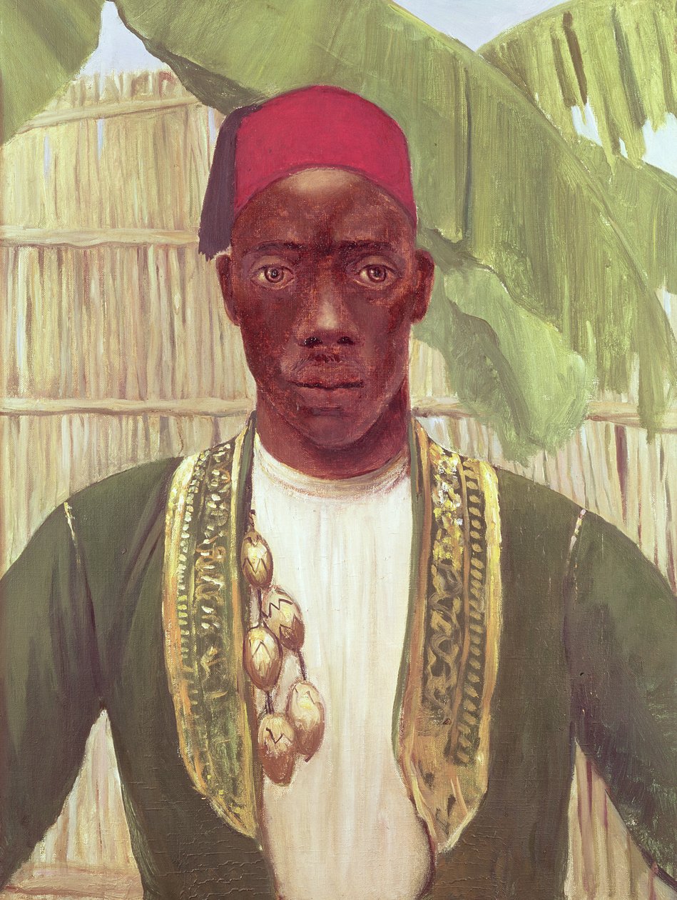 King Mutesa of Buganda, from a photo  by Dorothy Stanley