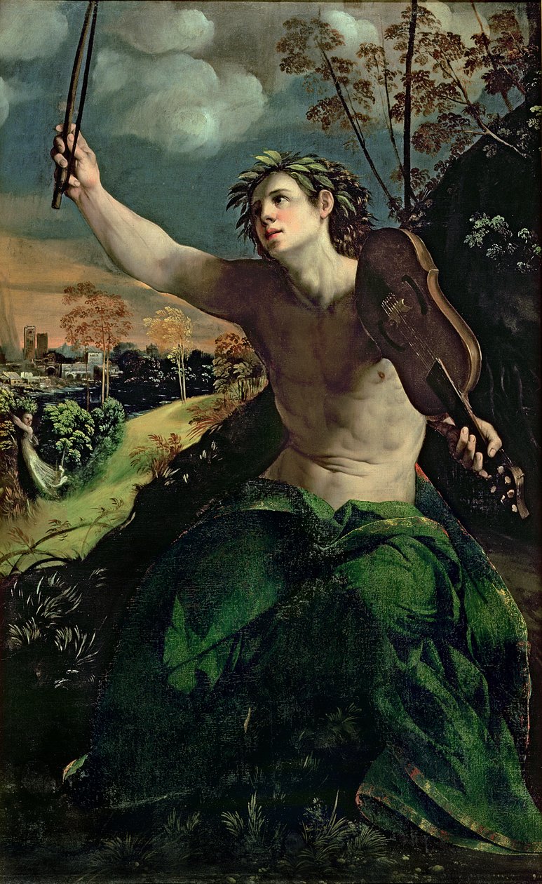 Apollon ve Defne by Dosso Dossi