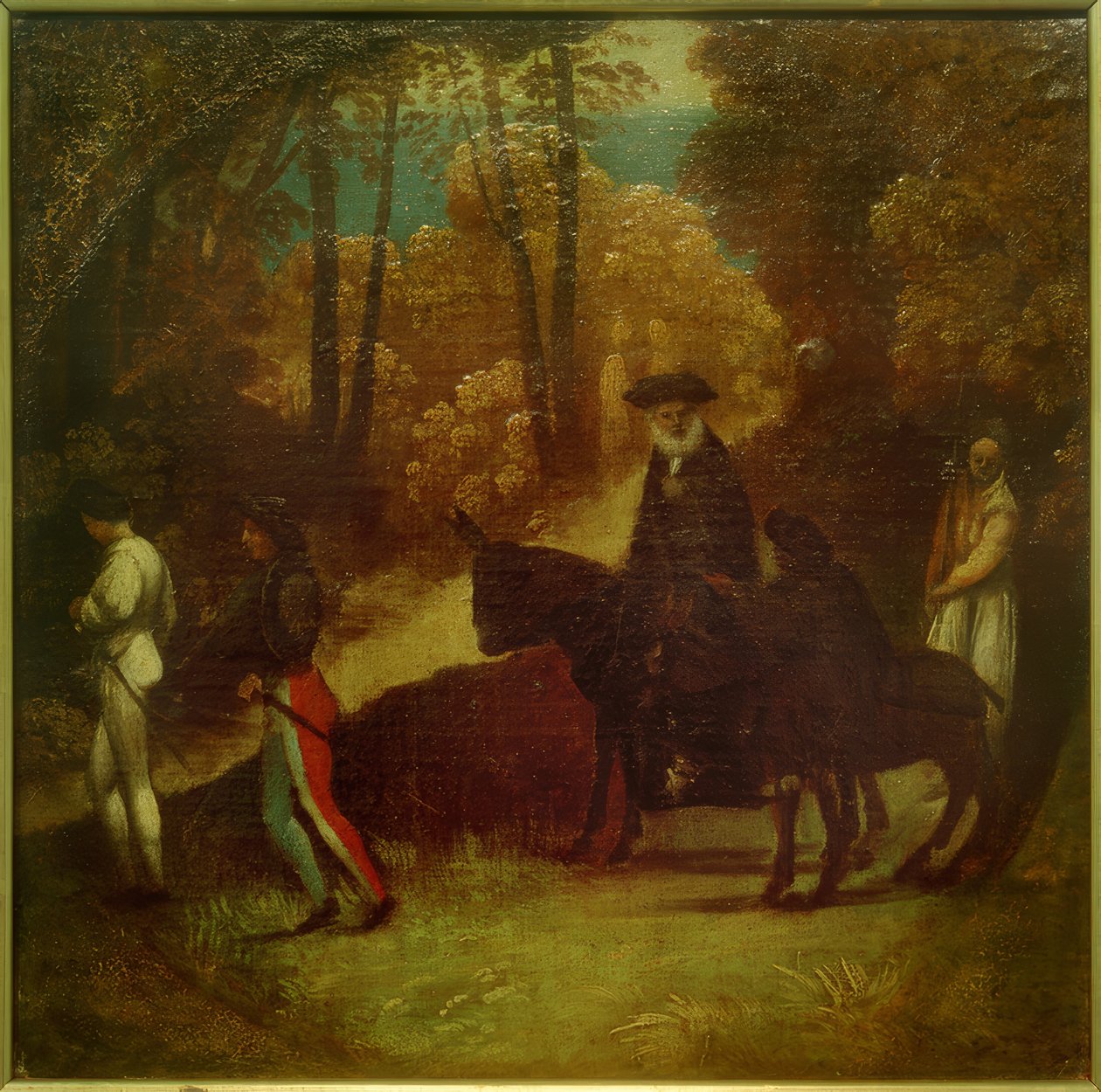 Ormandaki yolcular by Dosso Dossi