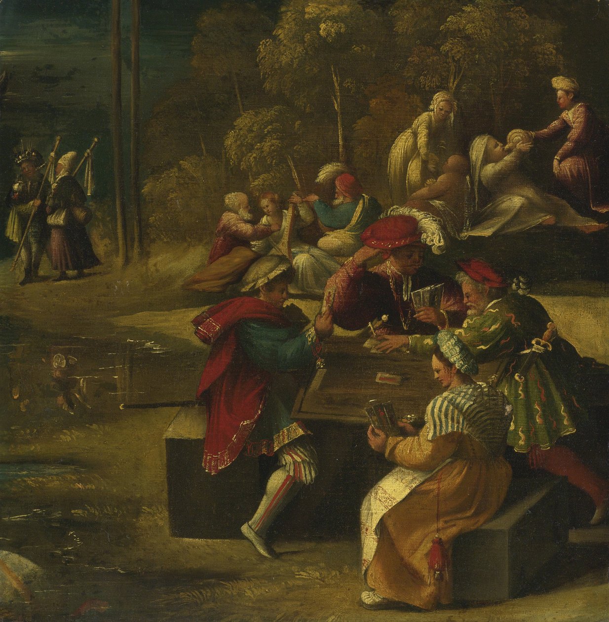Tarot kart oyunları, yaklaşık 1518 by Dosso Dossi