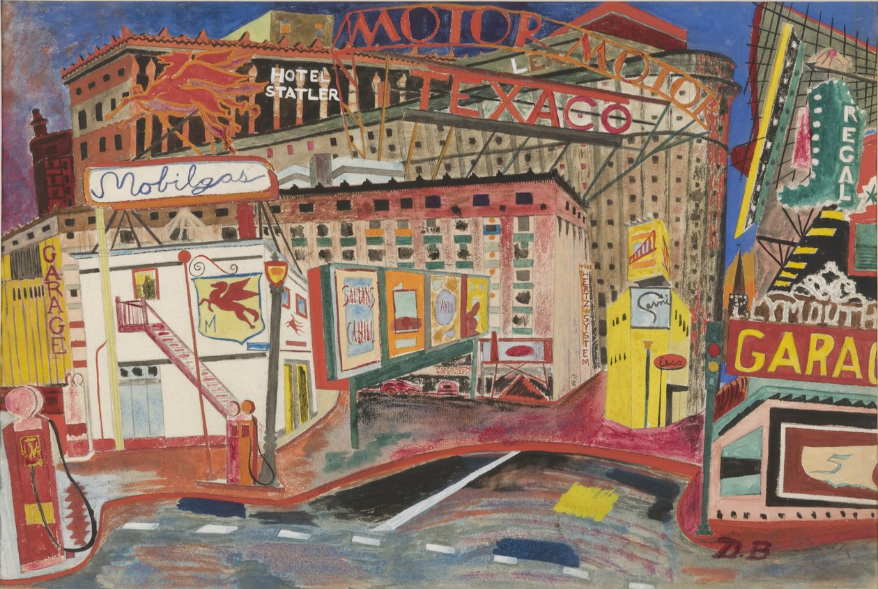 Boston (kağıt üzerine suluboya) by Douglas Brown