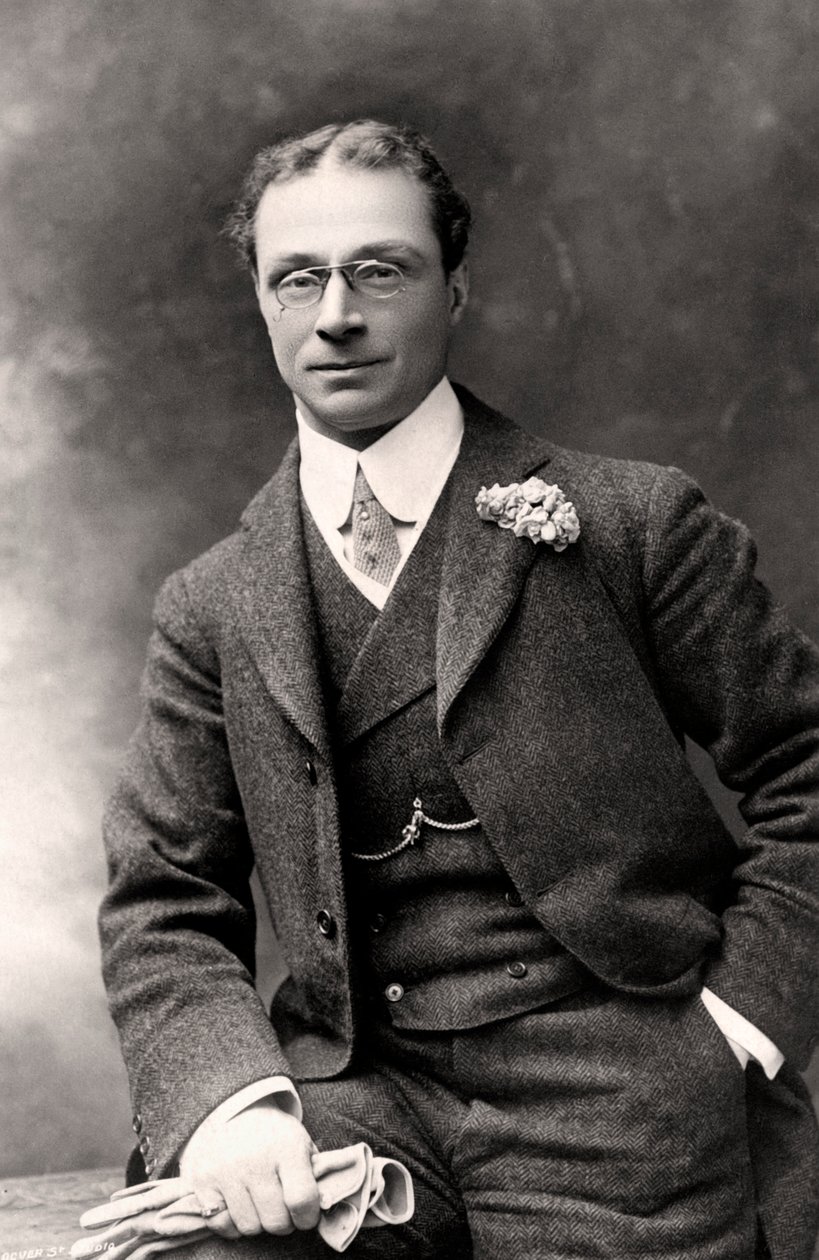 Huntley Wright 1869-1941, İngiliz aktör, 20. yüzyılın başlarında. by Dover Street Studios